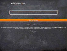 Tablet Screenshot of milocasiones.com